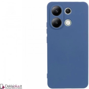 Liquid Air silikoninis dėklas su kameros apsauga - mėlynas (Xiaomi Redmi Note 13 Pro 4G/Note 14S/Poco M6 Pro 4G)